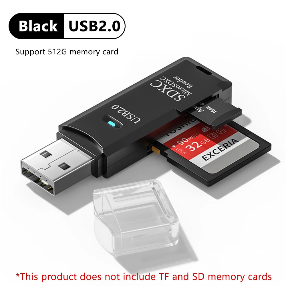 2 in 1 USB 3.0 Card Reader