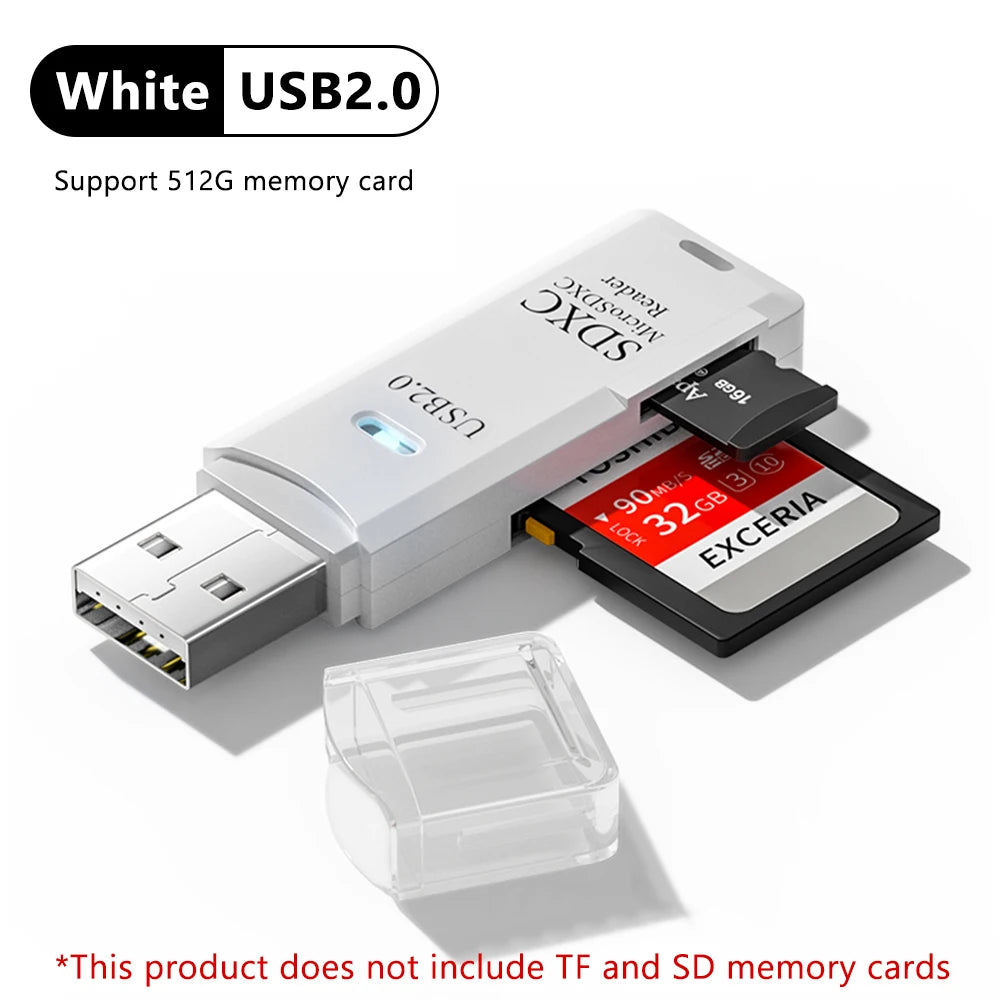 2 in 1 USB 3.0 Card Reader