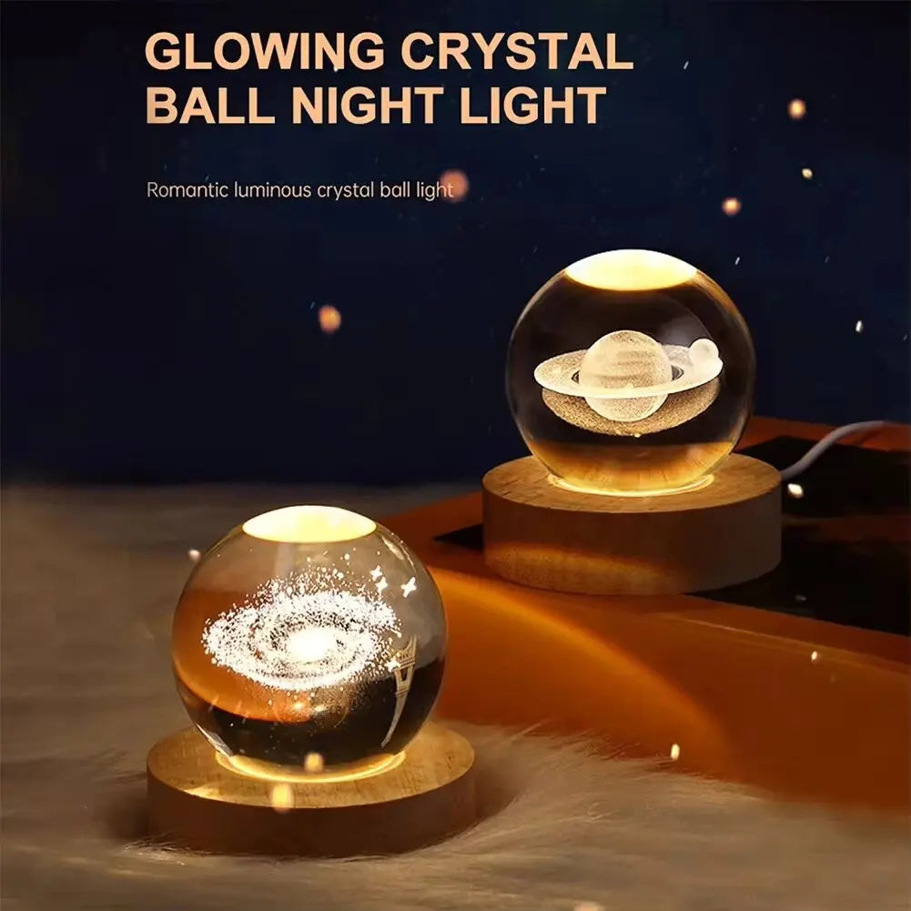 3D Crystal Ball Lamp